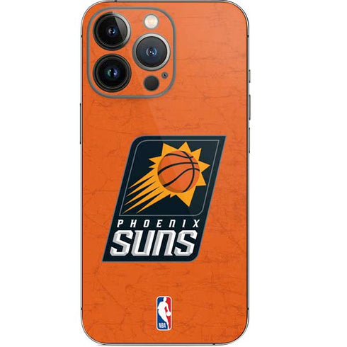 NBA Phoenix Suns Distressed iPhone 14 Pro Skin